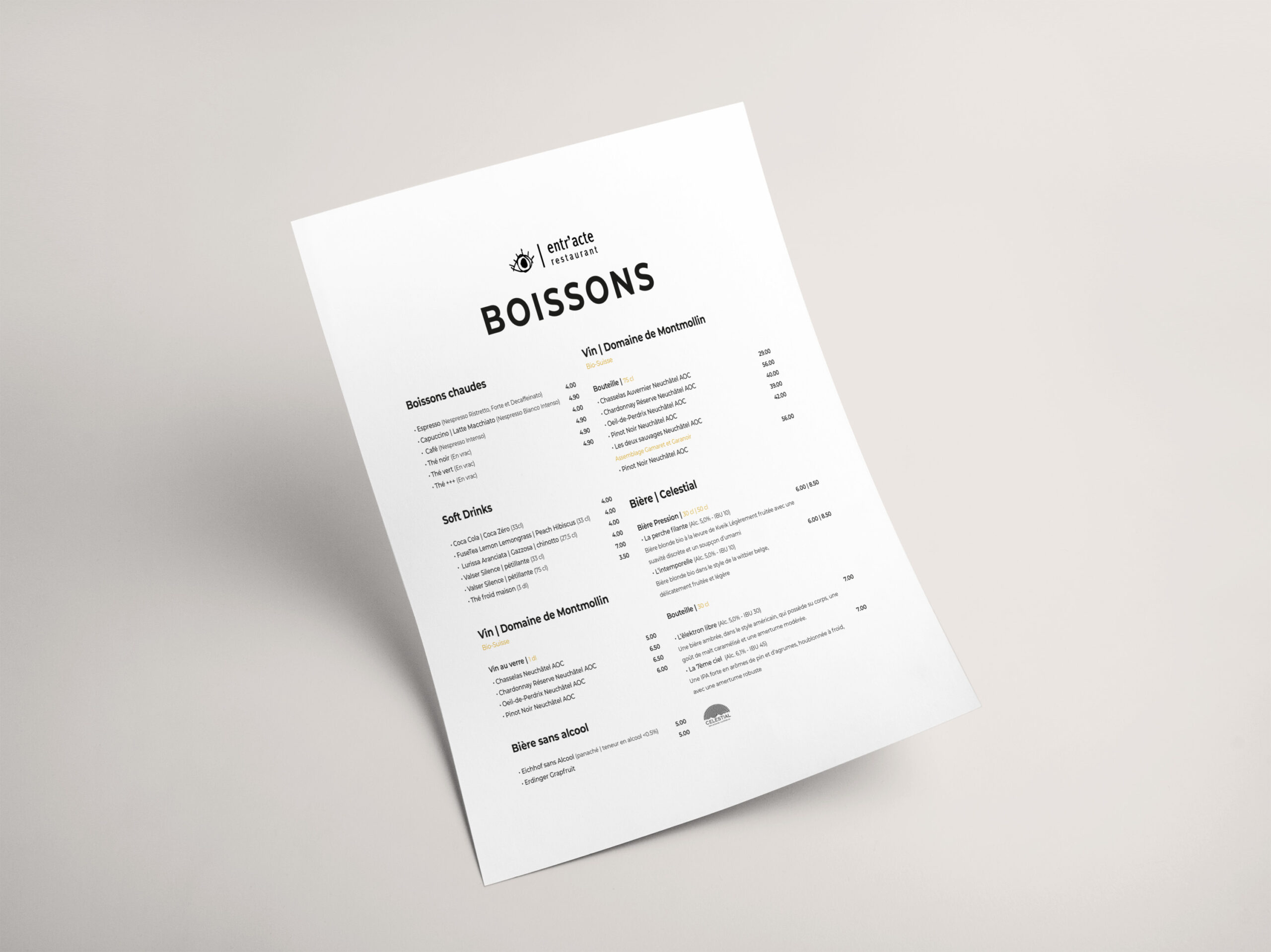 A4 Paper boisson